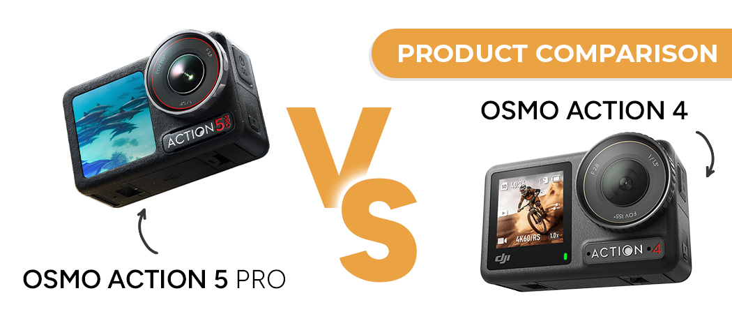 Osmo Action 5 Pro vs Osmo Action 4